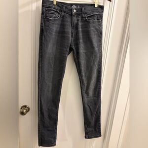 Hollister Men's Dark Gray Skinny Jeans